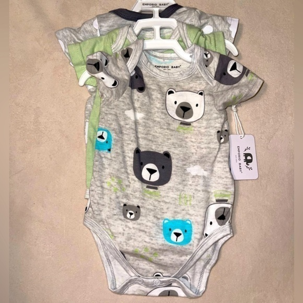 NWT Emporio Baby Onesie Set